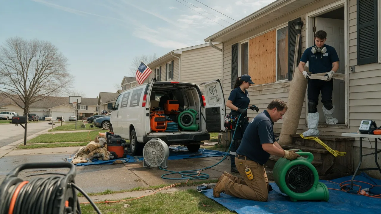 Water Damage Restoration in Dundas, IL near me